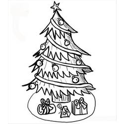 Disegno da colorare: albero di Natale (Oggetti) #167576 - Pagine da Colorare Stampabili Gratuite