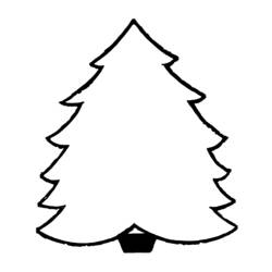 Disegno da colorare: albero di Natale (Oggetti) #167577 - Pagine da Colorare Stampabili Gratuite