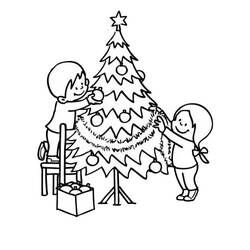 Disegno da colorare: albero di Natale (Oggetti) #167583 - Pagine da Colorare Stampabili Gratuite