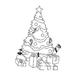Disegno da colorare: albero di Natale (Oggetti) #167613 - Pagine da Colorare Stampabili Gratuite