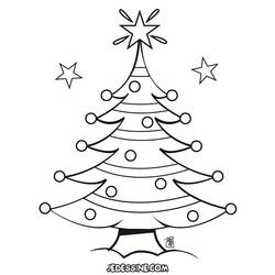 Disegno da colorare: albero di Natale (Oggetti) #167615 - Pagine da Colorare Stampabili Gratuite