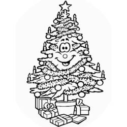 Disegno da colorare: albero di Natale (Oggetti) #167629 - Pagine da Colorare Stampabili Gratuite