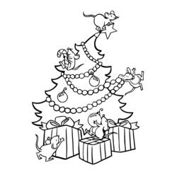 Disegno da colorare: albero di Natale (Oggetti) #167674 - Pagine da Colorare Stampabili Gratuite