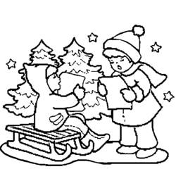 Disegno da colorare: albero di Natale (Oggetti) #167703 - Pagine da Colorare Stampabili Gratuite