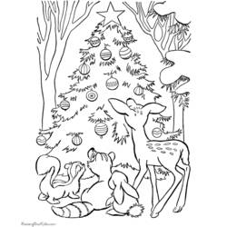 Disegno da colorare: albero di Natale (Oggetti) #167718 - Pagine da Colorare Stampabili Gratuite