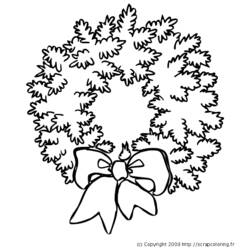 Disegno da colorare: Ghirlanda natalizia (Oggetti) #169341 - Pagine da Colorare Stampabili Gratuite