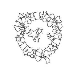 Disegno da colorare: Ghirlanda natalizia (Oggetti) #169350 - Pagine da Colorare Stampabili Gratuite