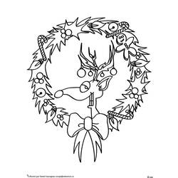 Disegno da colorare: Ghirlanda natalizia (Oggetti) #169370 - Pagine da Colorare Stampabili Gratuite