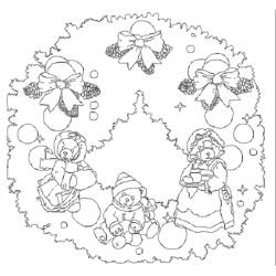 Disegno da colorare: Ghirlanda natalizia (Oggetti) #169375 - Pagine da Colorare Stampabili Gratuite