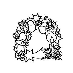 Disegno da colorare: Ghirlanda natalizia (Oggetti) #169383 - Pagine da Colorare Stampabili Gratuite