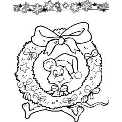 Disegno da colorare: Ghirlanda natalizia (Oggetti) #169421 - Pagine da Colorare Stampabili Gratuite