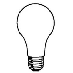 Disegno da colorare: Lampadina (Oggetti) #119367 - Pagine da Colorare Stampabili Gratuite