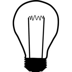 Disegno da colorare: Lampadina (Oggetti) #119377 - Pagine da Colorare Stampabili Gratuite