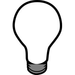 Disegno da colorare: Lampadina (Oggetti) #119383 - Pagine da Colorare Stampabili Gratuite