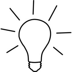 Disegno da colorare: Lampadina (Oggetti) #119386 - Pagine da Colorare Stampabili Gratuite