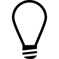 Disegno da colorare: Lampadina (Oggetti) #119425 - Pagine da Colorare Stampabili Gratuite