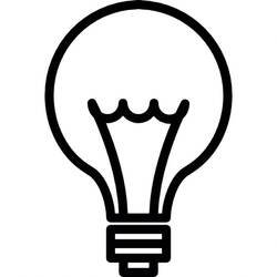 Disegno da colorare: Lampadina (Oggetti) #119442 - Pagine da Colorare Stampabili Gratuite