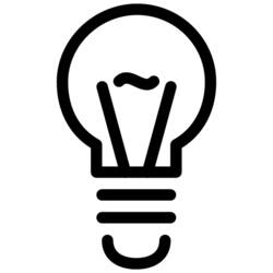 Disegno da colorare: Lampadina (Oggetti) #119464 - Pagine da Colorare Stampabili Gratuite