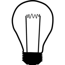 Disegno da colorare: Lampadina elettrica (Oggetti) #119377 - Pagine da Colorare Stampabili Gratuite
