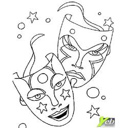 Disegno da colorare: Maschera (Oggetti) #120640 - Pagine da Colorare Stampabili Gratuite