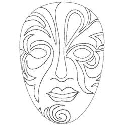 Disegno da colorare: Maschera (Oggetti) #120701 - Pagine da Colorare Stampabili Gratuite