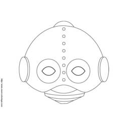 Disegno da colorare: Maschera (Oggetti) #120831 - Pagine da Colorare Stampabili Gratuite