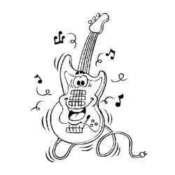 Disegno da colorare: Strumenti musicali (Oggetti) #167158 - Pagine da Colorare Stampabili Gratuite