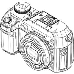 Disegno da colorare: Telecamera (Oggetti) #119733 - Pagine da Colorare Stampabili Gratuite