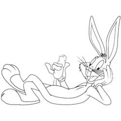 Disegni da colorare: Bugs Bunny - Pagine da Colorare Stampabili Gratuite