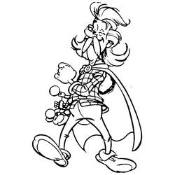 Disegni da colorare: Cacofonix - Pagine da Colorare Stampabili Gratuite