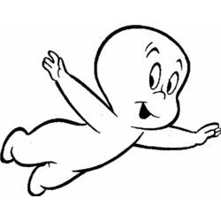 Disegni da colorare: Casper - Pagine da Colorare Stampabili Gratuite