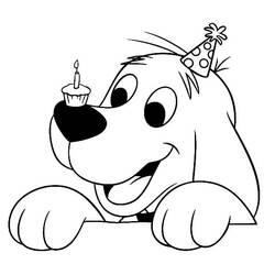 Disegni da colorare: Clifford - Pagine da Colorare Stampabili Gratuite