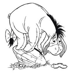 Disegni da colorare: Eeyore - Pagine da Colorare Stampabili Gratuite