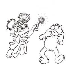 Disegni da colorare: Elmo - Pagine da Colorare Stampabili Gratuite