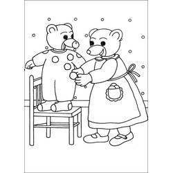 Disegni da colorare: Little Brown Bear - Pagine da Colorare Stampabili Gratuite