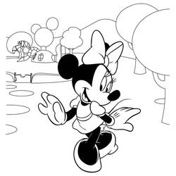 Disegni da colorare: Minnie - Pagine da Colorare Stampabili Gratuite