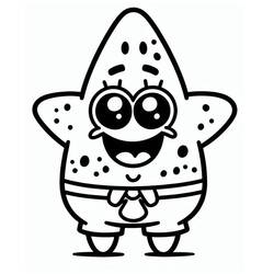 Disegni da colorare: Patrick Star - Pagine da Colorare Stampabili Gratuite