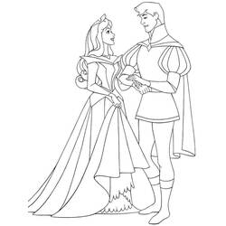 Disegni da colorare: Princess Aurora - Pagine da Colorare Stampabili Gratuite