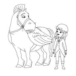 Disegni da colorare: Princess Sofia - Pagine da Colorare Stampabili Gratuite