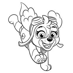 Disegni da colorare: Stella PAW Patrol - Pagine da Colorare Stampabili Gratuite
