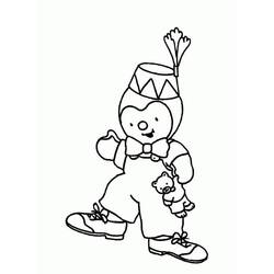 Disegni da colorare: T'choupi - Pagine da Colorare Stampabili Gratuite