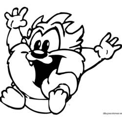 Disegni da colorare: Taz - Pagine da Colorare Stampabili Gratuite