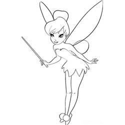 Disegni da colorare: Tinker Bell - Pagine da Colorare Stampabili Gratuite