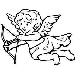 Disegni da colorare: Cupido - Pagine da Colorare Stampabili Gratuite