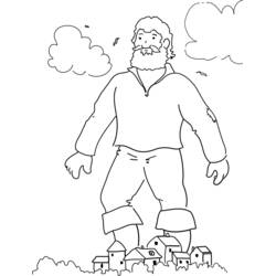 Disegni da colorare: Gigante - Pagine da Colorare Stampabili Gratuite