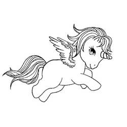 Disegni da colorare: Pegaso - Pagine da Colorare Stampabili Gratuite