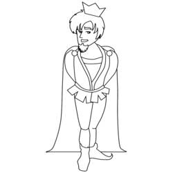 Disegni da colorare: Principe - Pagine da Colorare Stampabili Gratuite