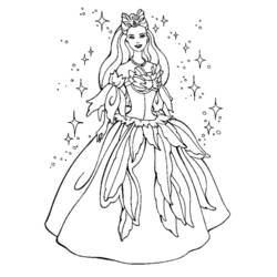 Disegni da colorare: Principessa - Pagine da Colorare Stampabili Gratuite