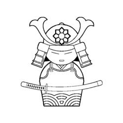 Disegno da colorare: Samurai (Personaggi Fantasy e Avventura) #107265 - Pagine da Colorare Stampabili Gratuite