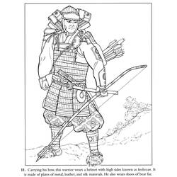 Disegno da colorare: Samurai (Personaggi Fantasy e Avventura) #107268 - Pagine da Colorare Stampabili Gratuite